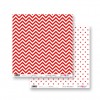 Papel Scrapbooking Estrellas - Ondas Rojo Papers for You