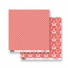 Papel Scrapbooking Damasco - Rayas inclinadas Rojo Papers for You