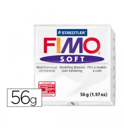 Arcilla polimerica Fimo Soft Blanco nº0
