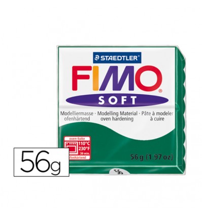 Arcilla polimerica Fimo Soft Esmeralda nº56