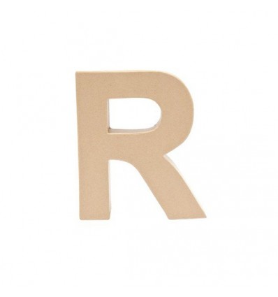 Letra R de Carton de 17,5 x 5,5 cm