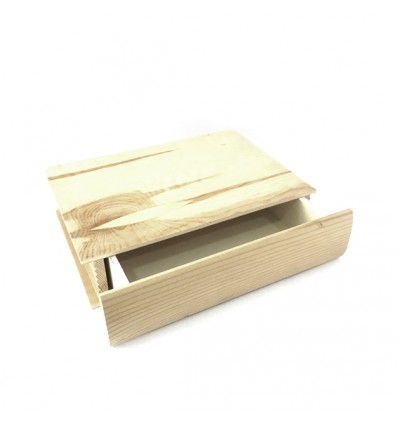 Caja libro de madera pequeña
