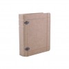 Caja libro de madera DM 24,5x21 cm
