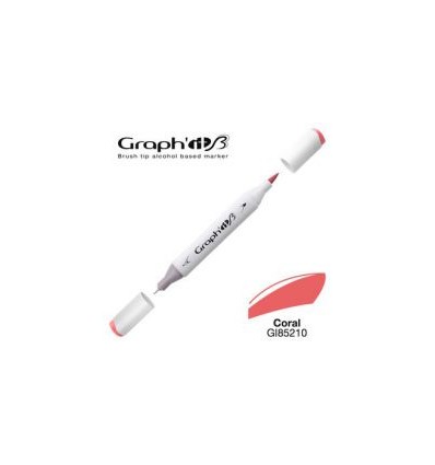 Rotulador Brush Marker Graph' it Coral 5210