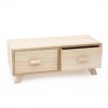Mueble de madera de 38x15x11 cm.