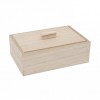 Caja de madera con tapa de 18x12x6 cm.