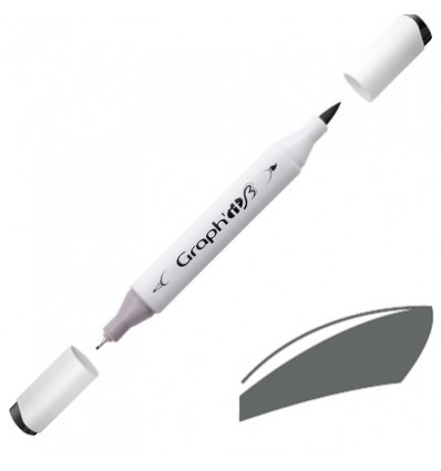 Rotulador Brush Marker Graph' it Gris neutral 6 9506.