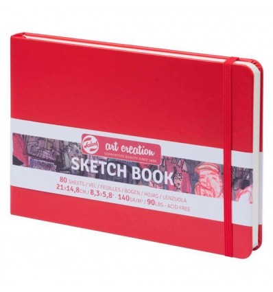 Sketch Book Rojo 21x 14,8