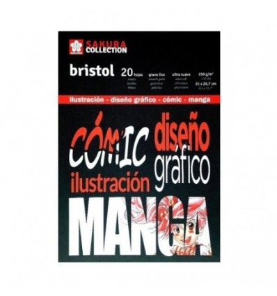 Bloc Manga Bristol A3 250 gr. Sakura