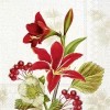 Servilleta Decoupage Flor Roja 33x33