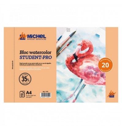 Bloc Acuarela A4 Student-Pro Michel