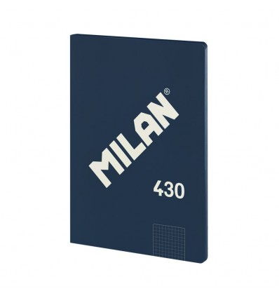 Cuaderno Encolado  Milan Azul