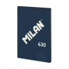 Cuaderno Encolado  Milan Azul