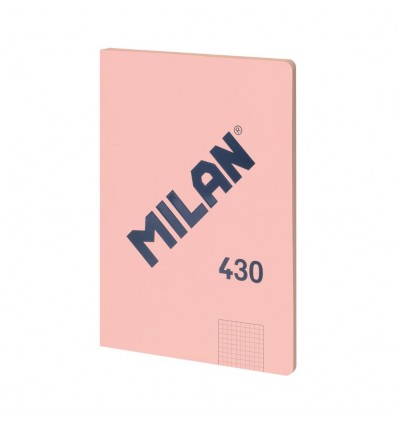 Cuaderno Encolado  Milan Rosa