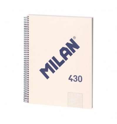 Cuaderno Espiral Milan Beige