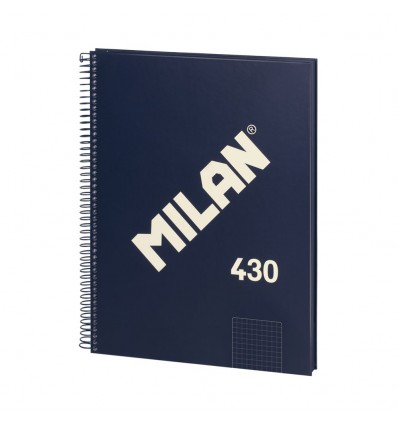 Cuaderno Espiral Milan Azul