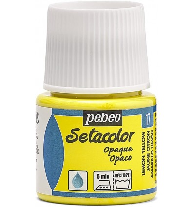 Pintura Tela Amarillo Limón  Setacolor 17