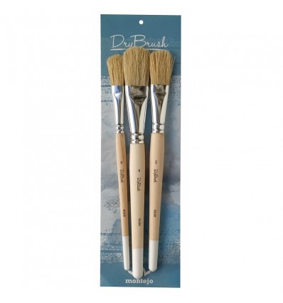 Set 3 pinceles DryBrush