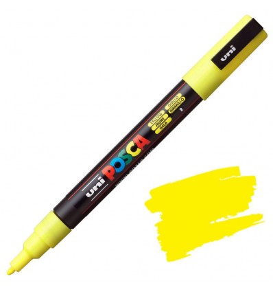 Rotulador Posca PC-3M Amarillo 2