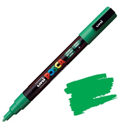 Rotulador Posca PC-3M Verde 6