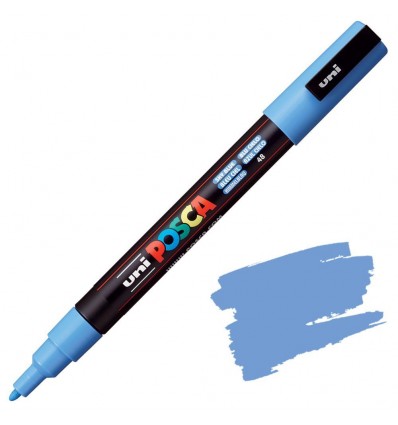 Rotulador Posca PC-3M Azul Cielo 48