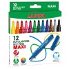 Rotuladores Maxi Alpino 12 Colores