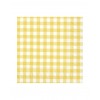 Servilleta Decoupage Amarillo Vichy 33x33