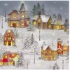 Servilleta Decoupage Casas Navidad 33x33