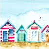 Servilleta Decoupage Casas playa 33x33