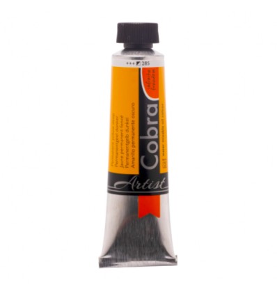 Oleo al Agua Amarillo Permanente Oscuro 285 Cobra Artist 40ml