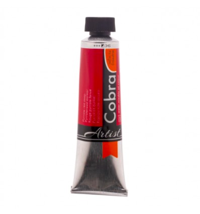 Oleo al Agua Rojo Pyrrole Oscuro 345 Cobra Artist 40ml