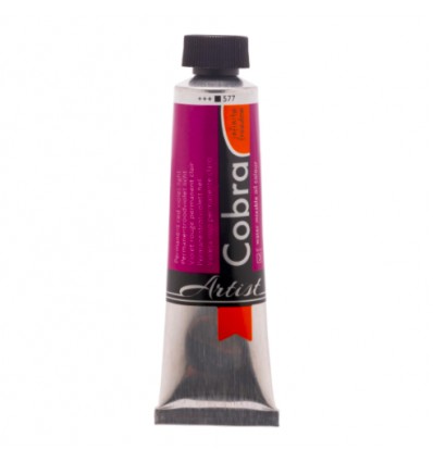 Oleo al Agua Violeta Rojo Permanente Claro 577 Cobra Artist 40ml