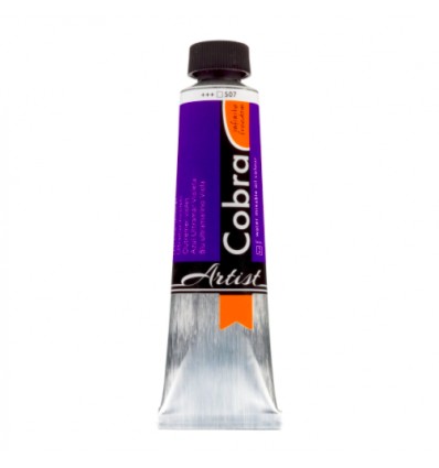 Oleo al Agua Azul Ultramar Violeta 507 Cobra Artist 40ml