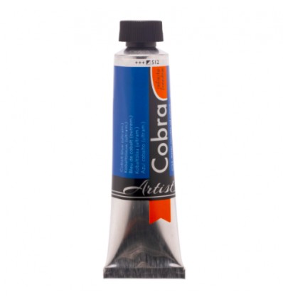 Oleo al Agua Azul Cobalto (Ultramar) 512 Cobra Artist 40ml