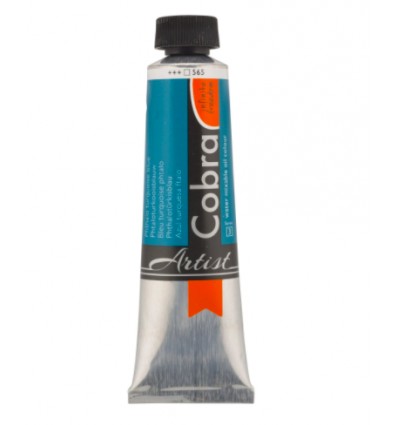 Oleo al Agua Azul Turquesa Ftalo 565 Cobra Artist 40ml