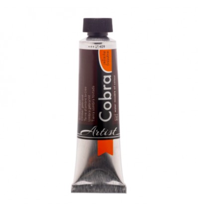 Óleo al AguaTierra Sombra Tostada 409 Cobra Artist 40ml