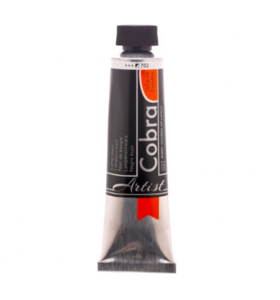 Óleo al Agua Negro Bujía 702 Cobra Artist 40ml