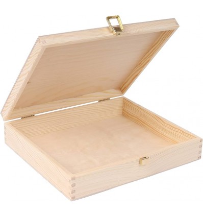 Caja de madera redonda