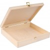 Caja de madera redonda