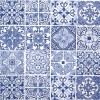 Servilletas Mosaico azul 33x33