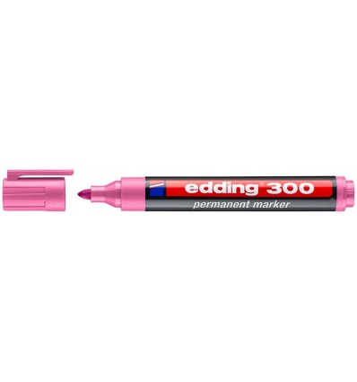 Rotulador Edding 300 Rosa Punta Redonda 1,5-3 Mm