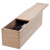 Caja madera para botella de vino 35 x 10 x 10 cm