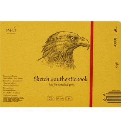 Bloc "Kraft Skech pad"  CSm-Lt  14x14 cm  90gr