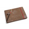 Bloc "Kraft  AuthenticBook"  24 x 17,5 cm CSm-Lt   cm  90gr