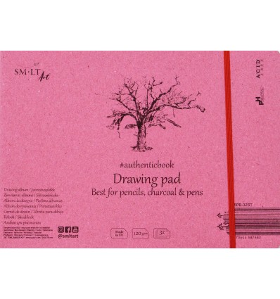 Bloc "Drawing pad" 24 x 17,5 cm CSm-Lt  120gr