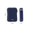 Plumier Estuche 2 pisos con contenido MILAN 430 since 1918 azul