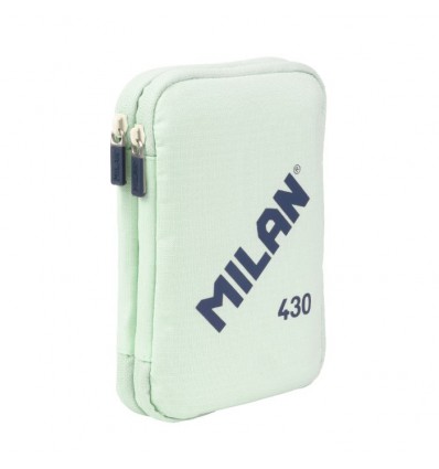 Plumier Estuche 2 pisos con contenido MILAN 430 since 1918 verde