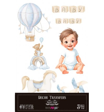 Decor Transfers Sweet Baby Boy PFY-14819 20x30 cm