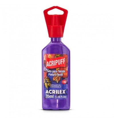PINTURA HINCHABLE ACRIPUFF ACRILEX 35ML. 540 VIOLETA COBALTO