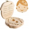 Caja de Dientes de Bebés de Madera